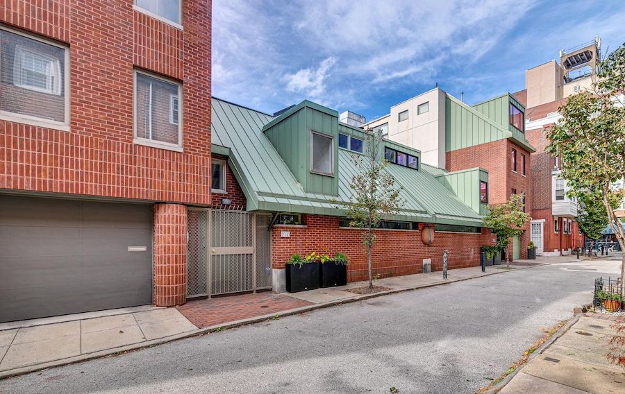 house for sale washington square west modern townhouse street elevation looking north