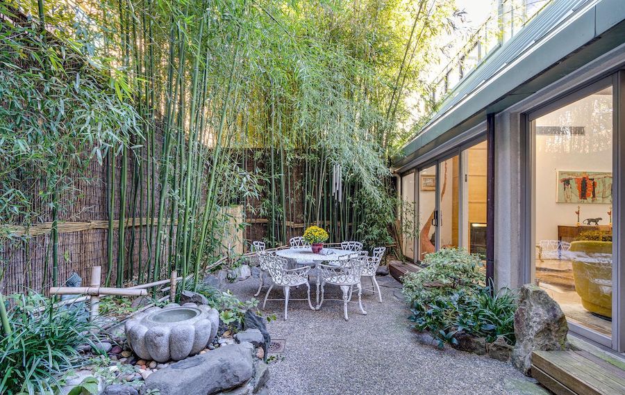 house for sale washington square west modern townhouse interior garden