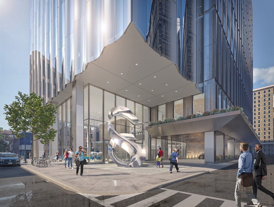 rendering of 11th and clover entrance