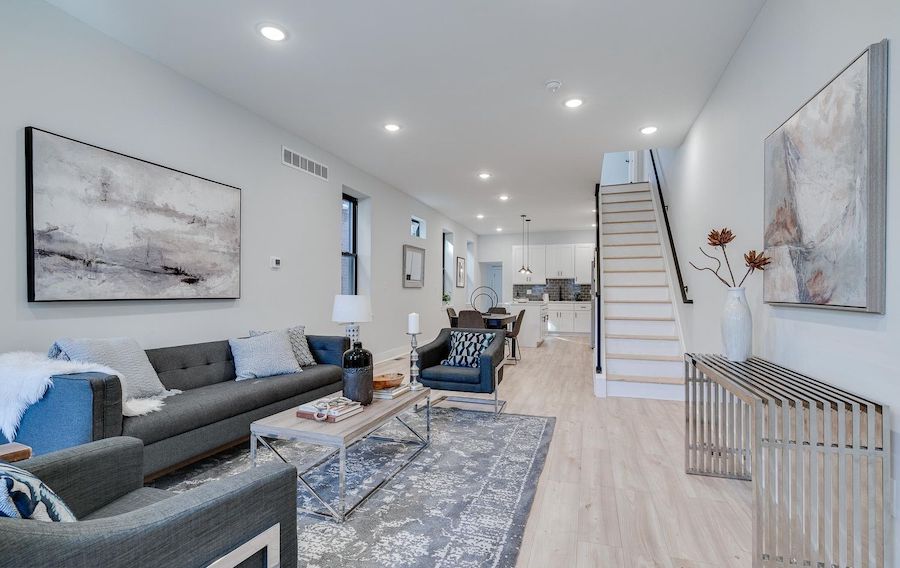 house for sale belmont renovated rowhouse main floor