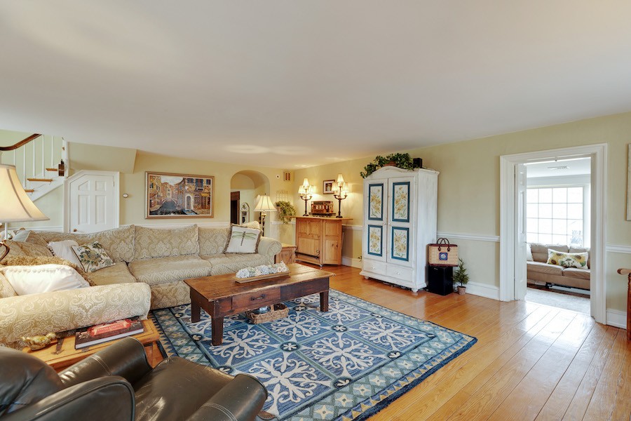 house for sale maple glen colonial farmhouse living room