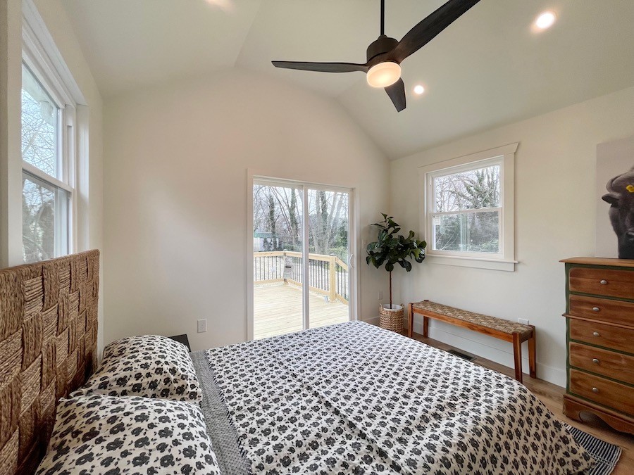 house for sale oaklyn rebuilt bungalow primary bedroom