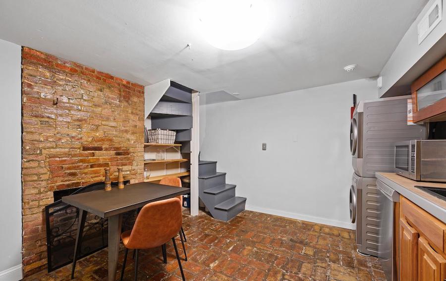house for sale queen village kater street trinity kitchen fireplace