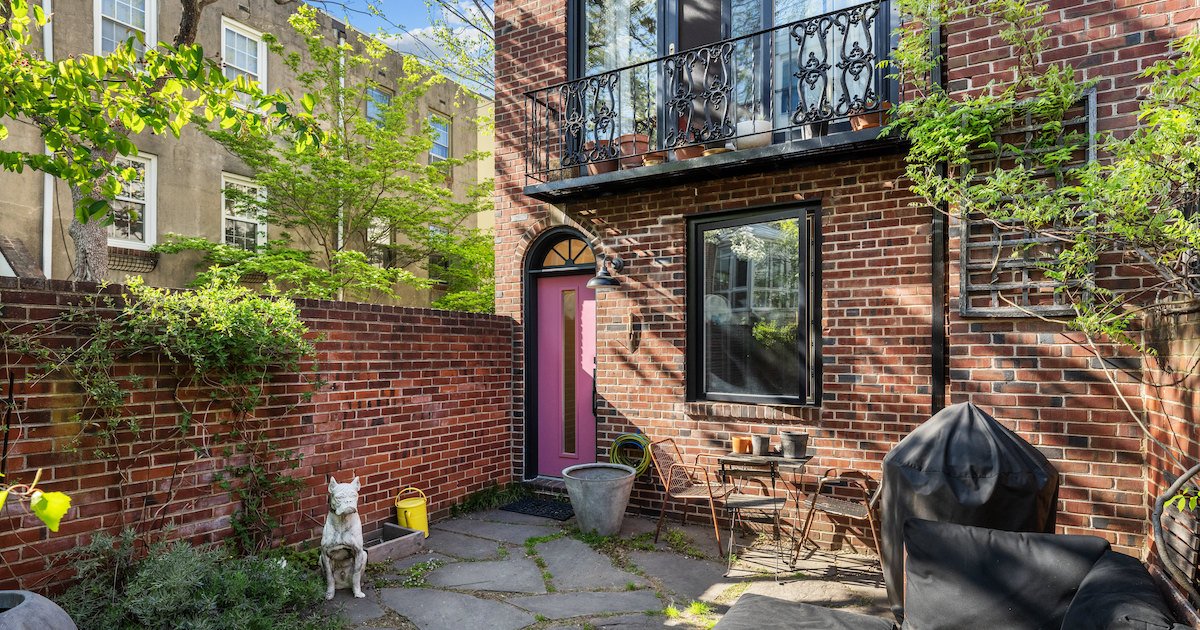 Just Listed Fitler Square Midcentury Modern Townhouse for Sale