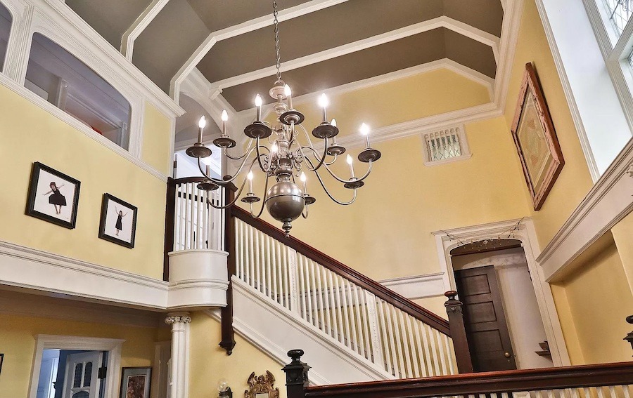 house for sale germantown eclectic victorian foyer