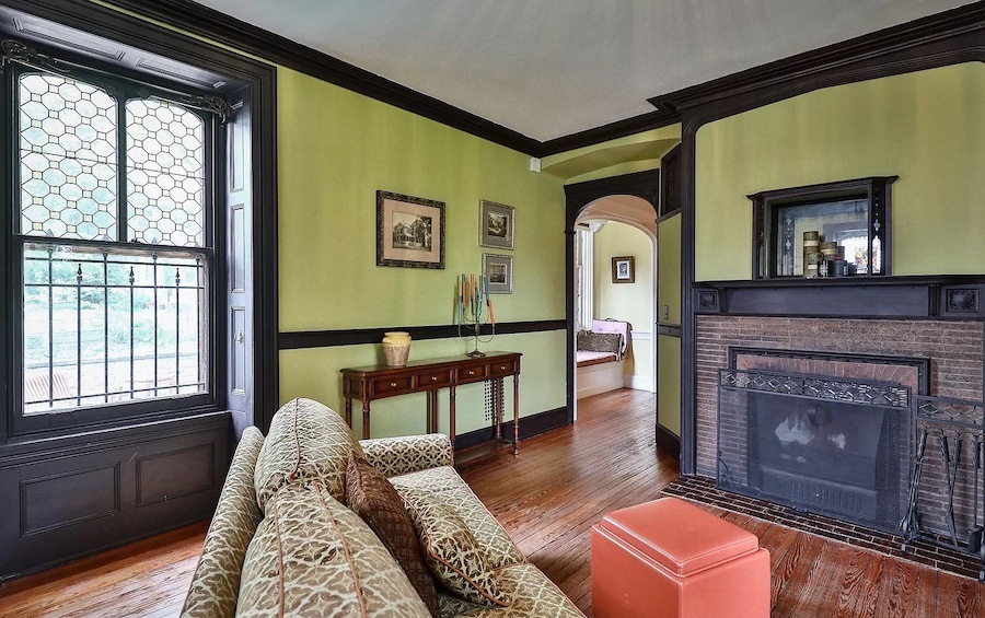 house for sale germantown eclectic victorian living room