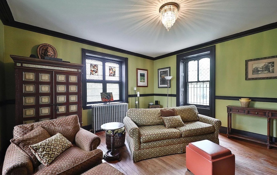 house for sale germantown eclectic victorian living room