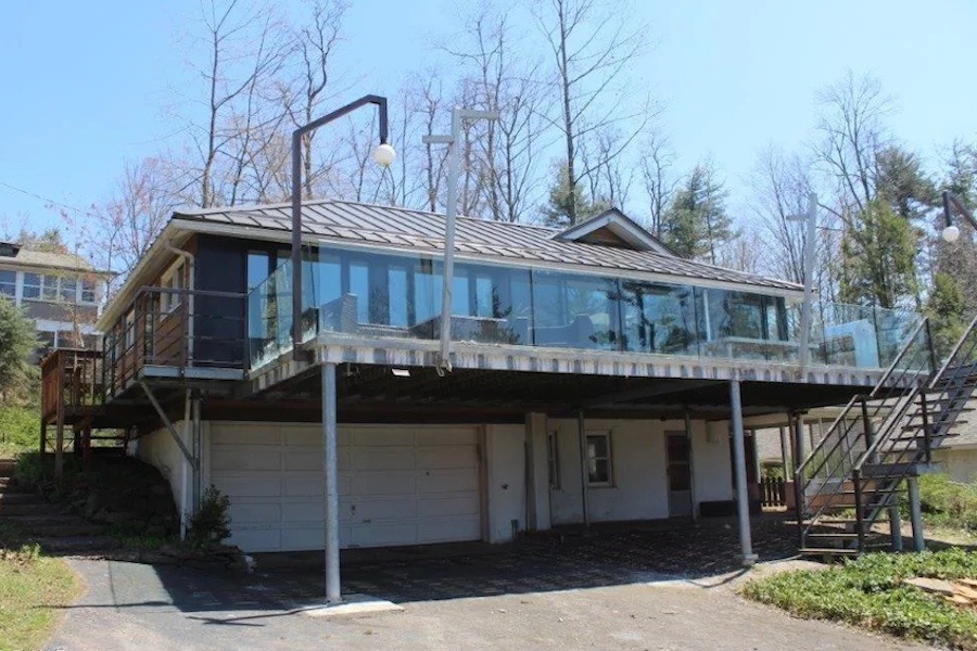 house for sale lake wallenpaupack raised ranch exterior lake elevation