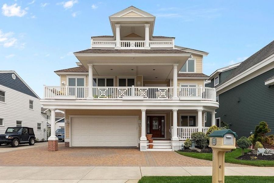 house for sale longport neodraditional beach block exterior front