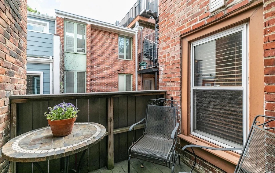 house for sale renovated rittenhouse square extended trinity second-floor balcony