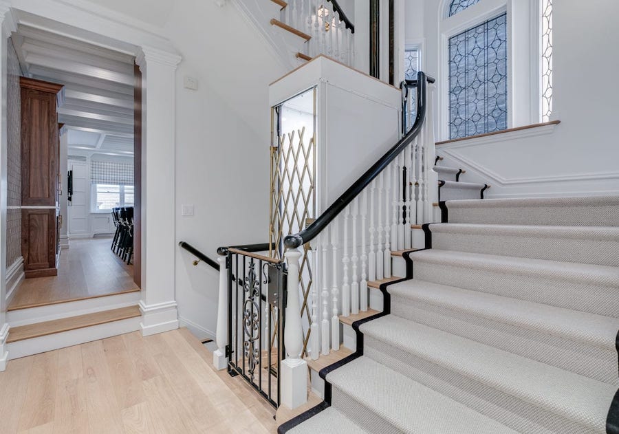 house for sale delancey place mansion staircase and elevator