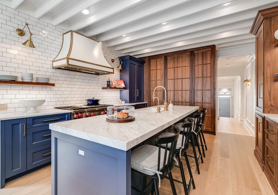 house for sale delancey place mansion kitchen