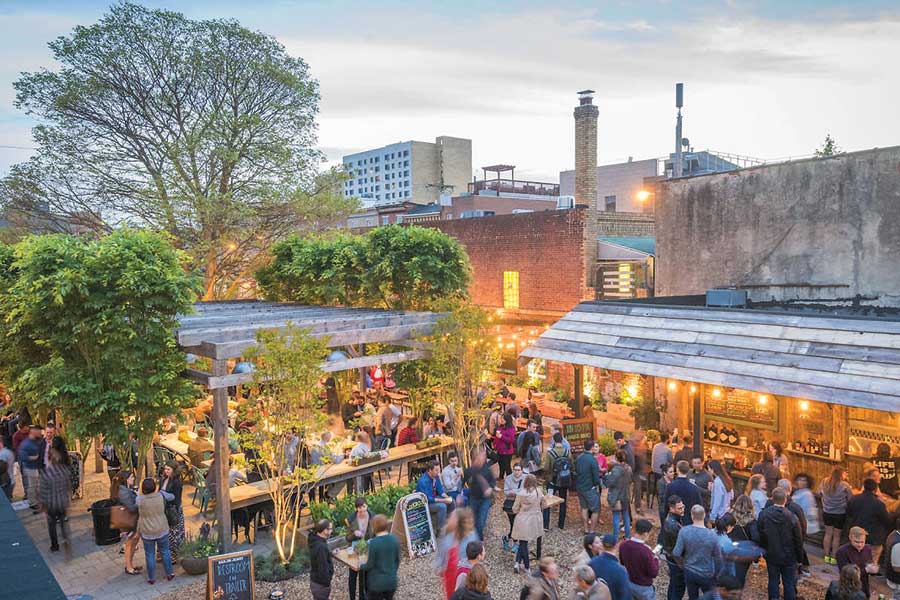 grad graduate hospital phs beer garden south