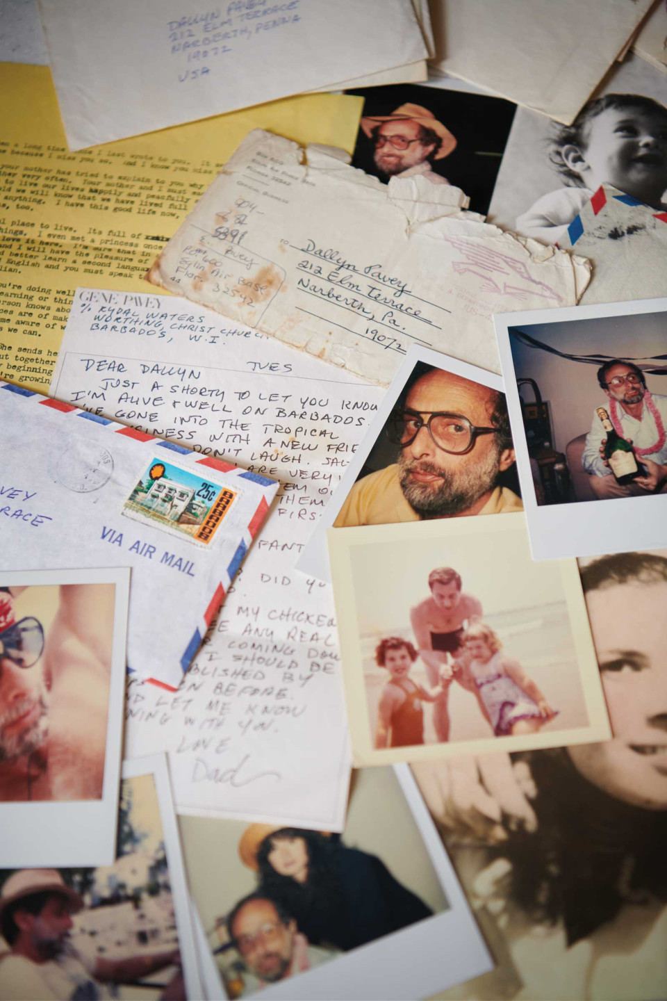 dallyn pavey's photos, letters and clues about her missing father, gene pavey