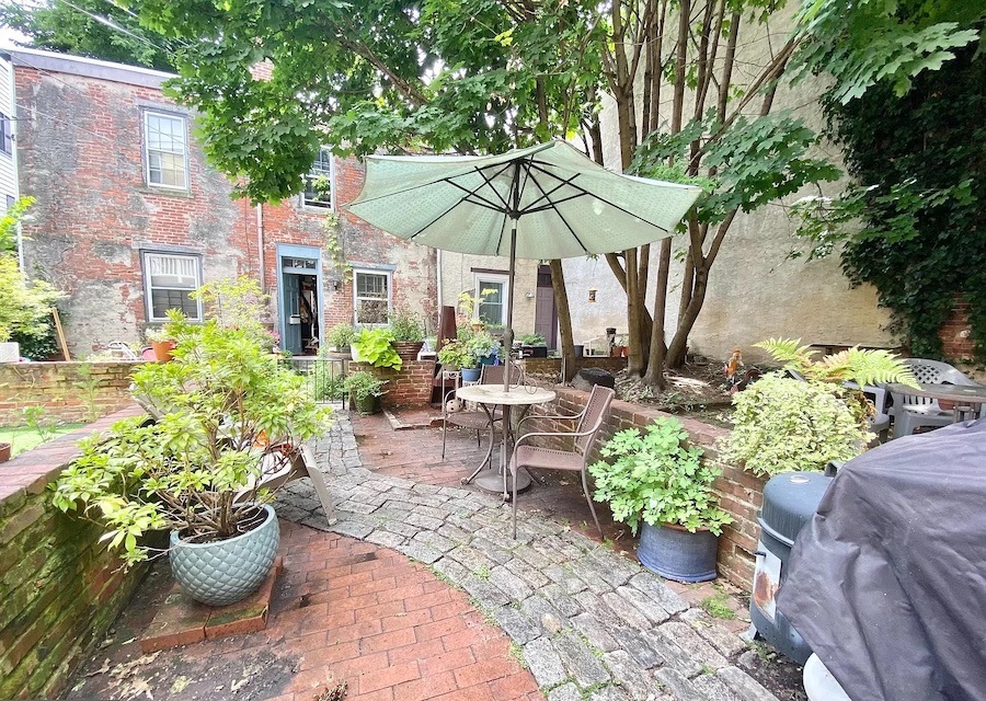 rear patio