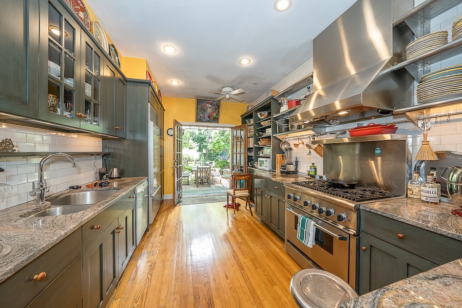 house for sale fairmount avenue townhouse kitchen