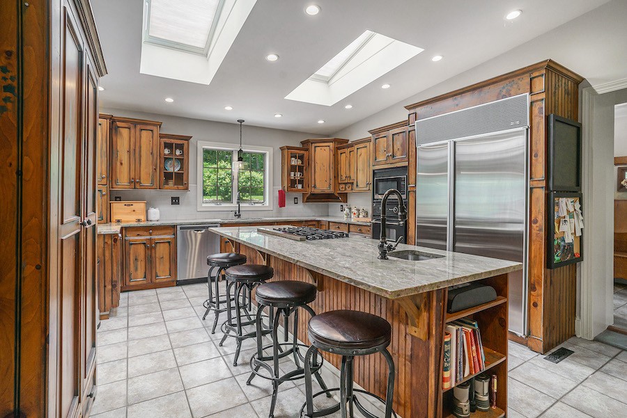 house for sale harleysville french-style farmhouse kitchen