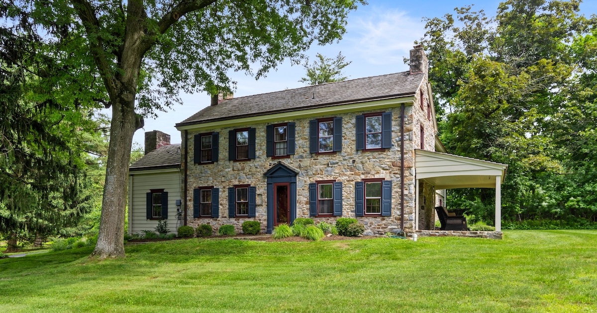 Malvern Expanded Colonial Farmhouse for Sale