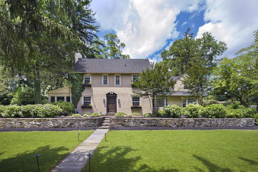 house for sale villanova jazz age colonial exterior front