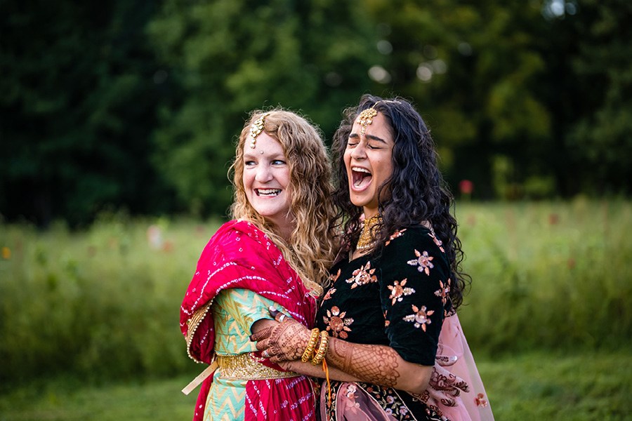 A Country-Indian-Themed Thornbury Farm CSA Wedding