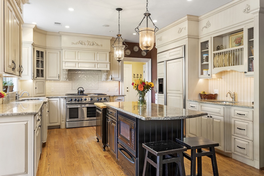 house for sale berwyn colonial mansion kitchen