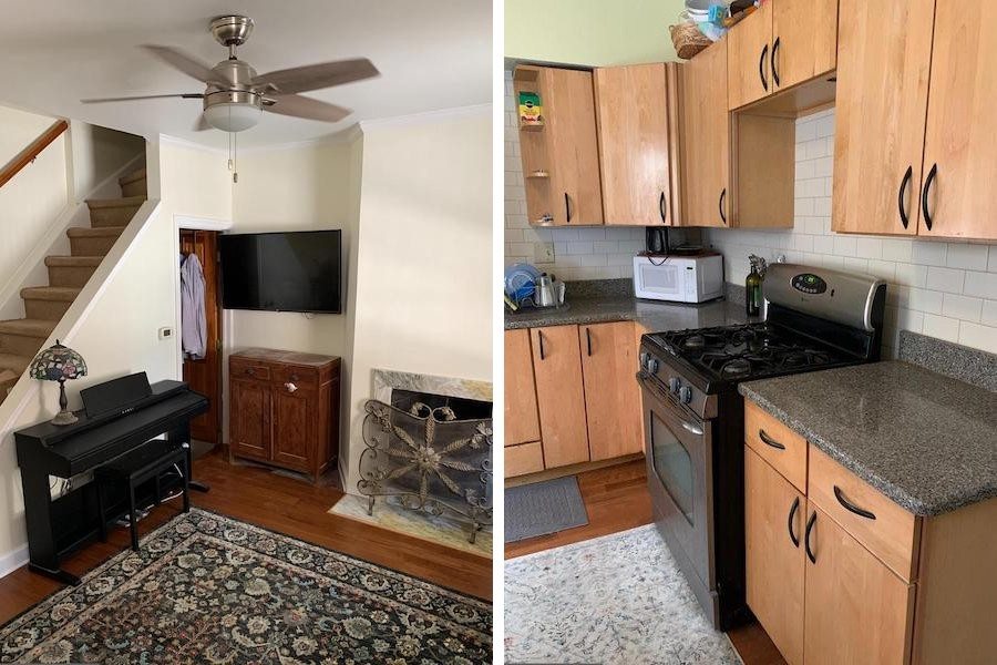 house for sale updated rittenhouse square extended trinity living room and kitchen