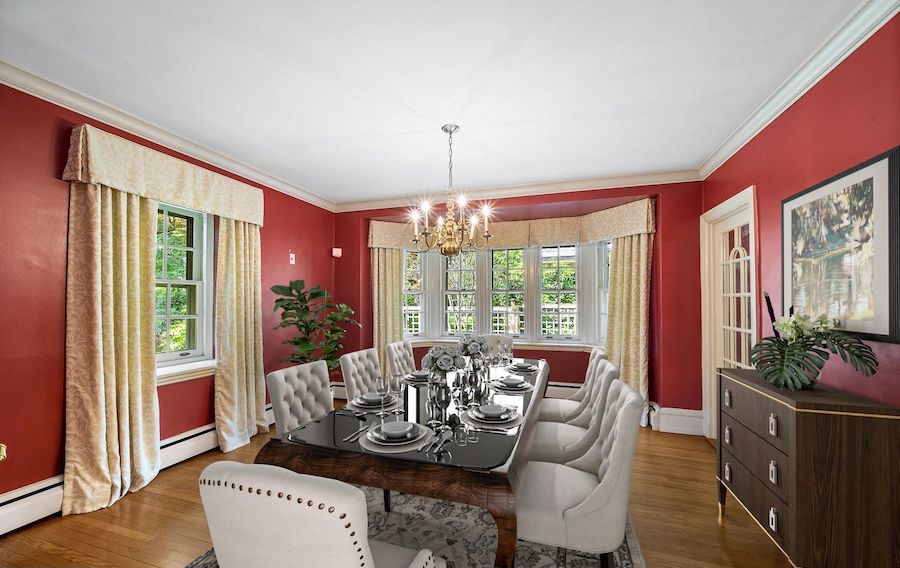 house for sale mt. airy renovated colonial dining room
