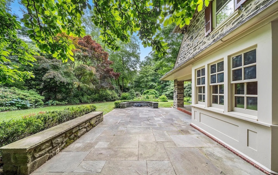 house for sale mt. airy renovated colonial rear patio