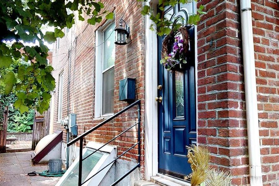 house for sale queen village hidden trinity front door