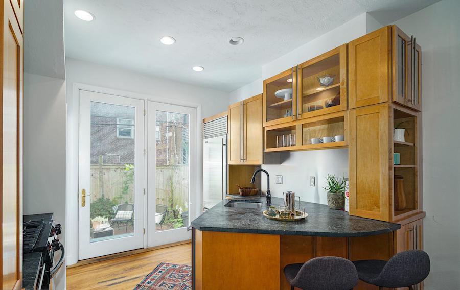 house for sale rittenhouse square double trinity kitchen
