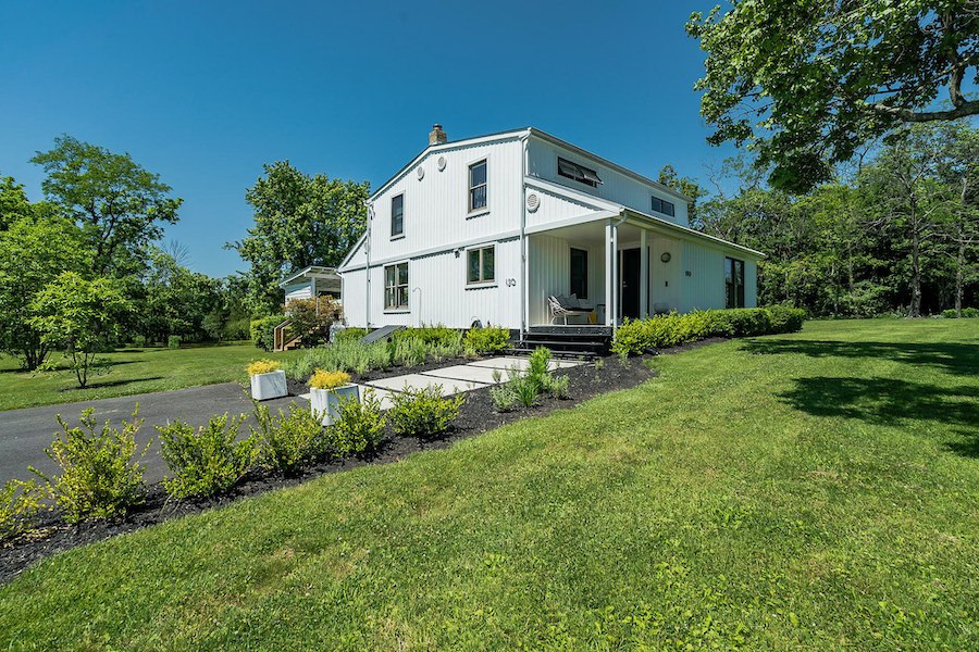 house for sale sellersville contemporary designer farmhouse exterior front