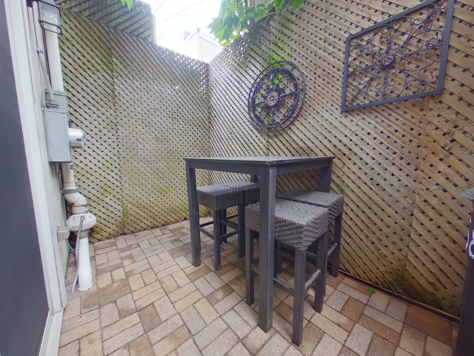 rear patio