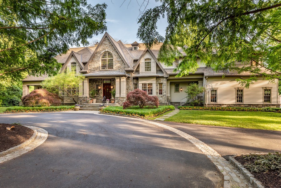 house for sale villanova traditional moderne exterior front