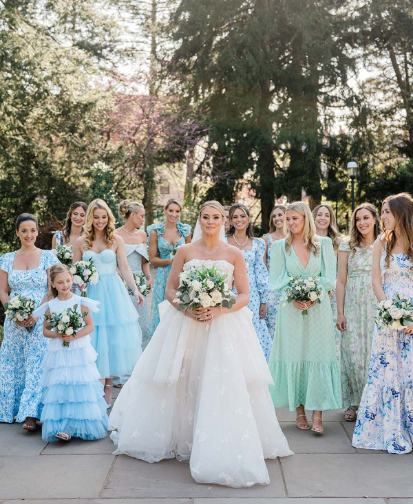 This Spring Princeton Wedding Had the Best Bridesmaid Attire Ever