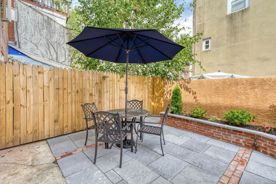 rear patio