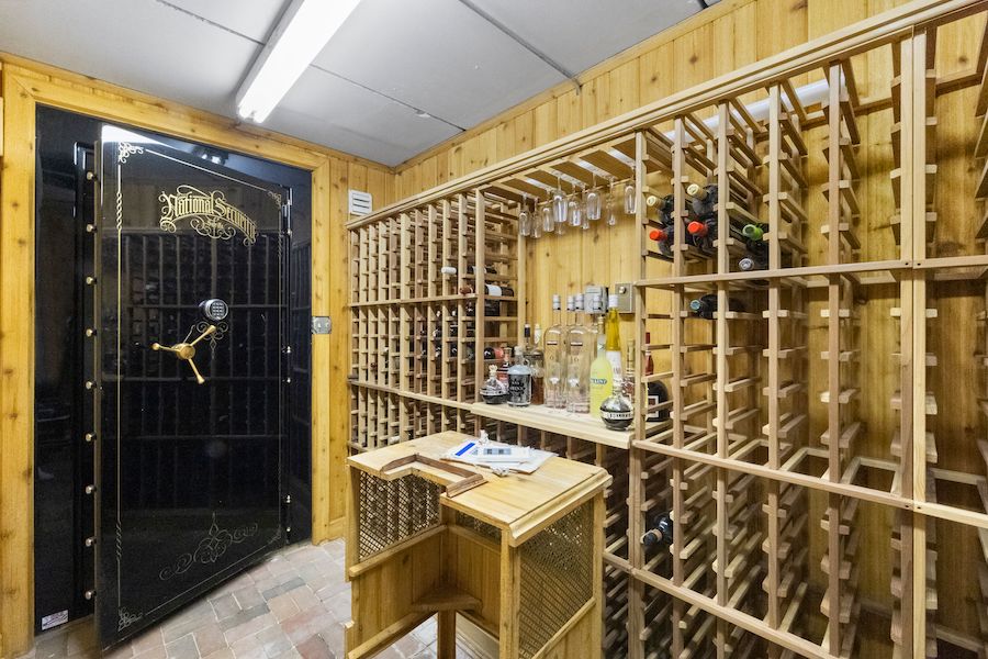 wine room and vault