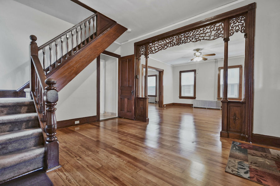 house for sale tobyhanna renovated traditional foyer