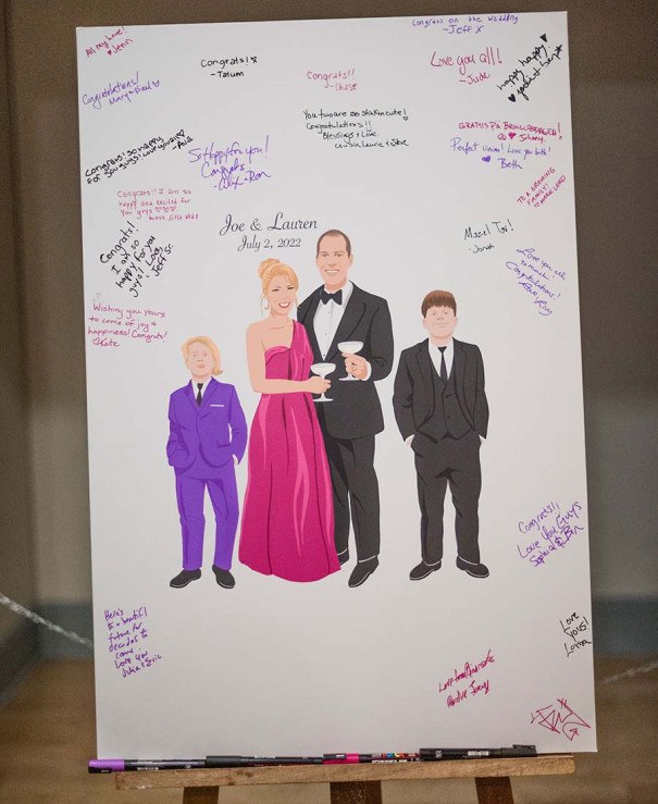 This Bride Wore a Hot Pink Wedding Dress for Her Big Day