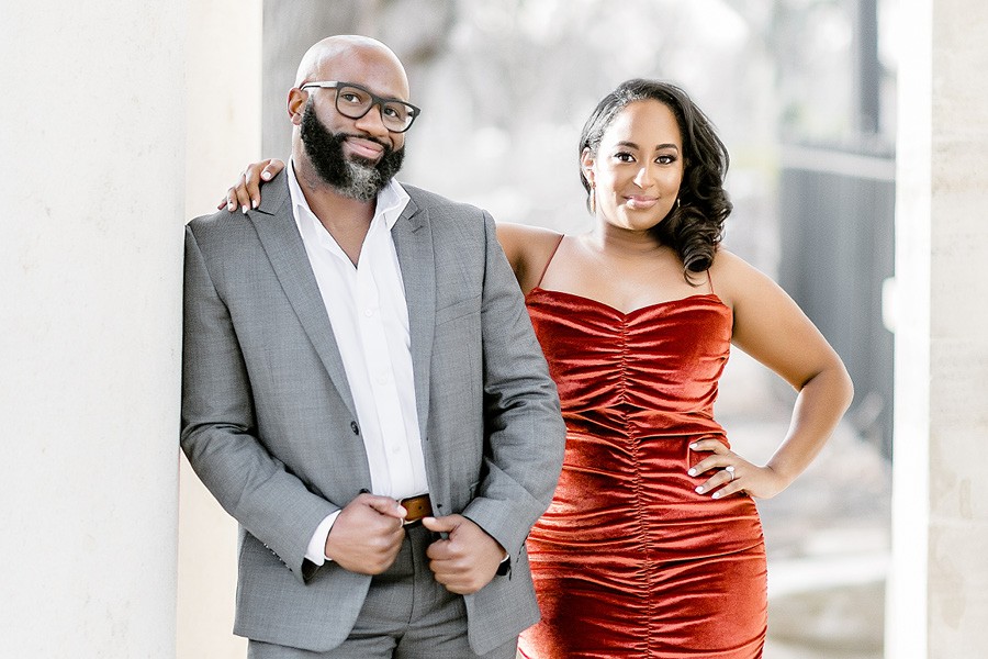 Rodin Museum engagement photos