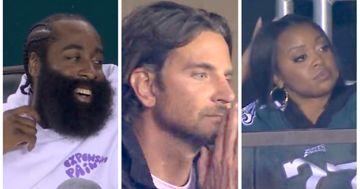 Famous Faces at Philadelphia Eagles Monday Night Football Game