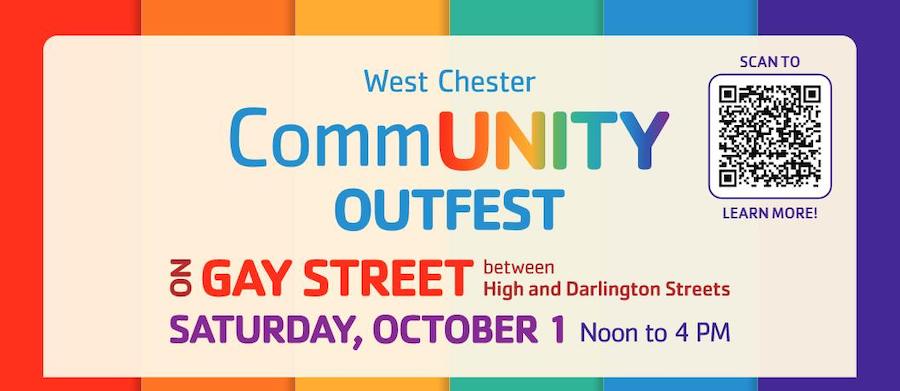 an ad for west chester outfest, which has been canceled