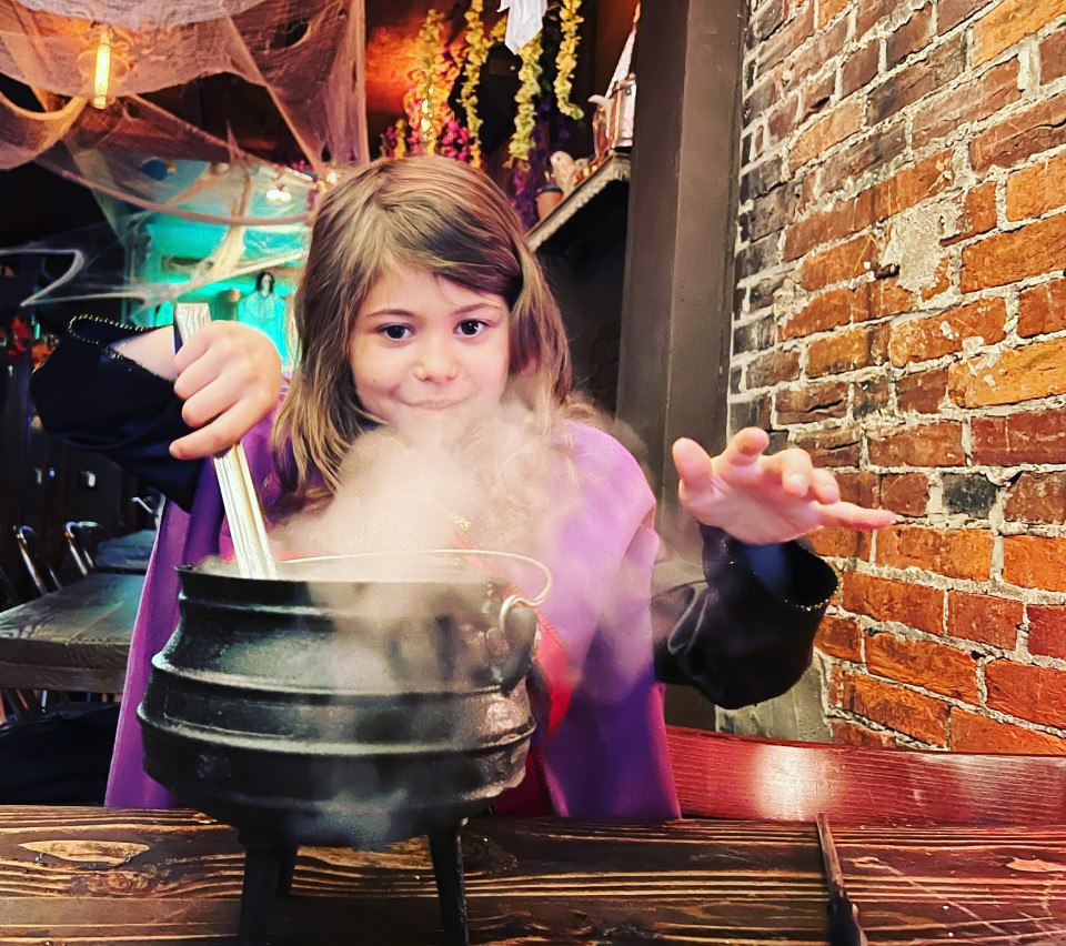 the cauldron halloween potion making