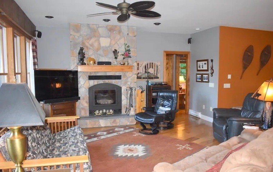 house for sale lake henry lakeside cottage living room