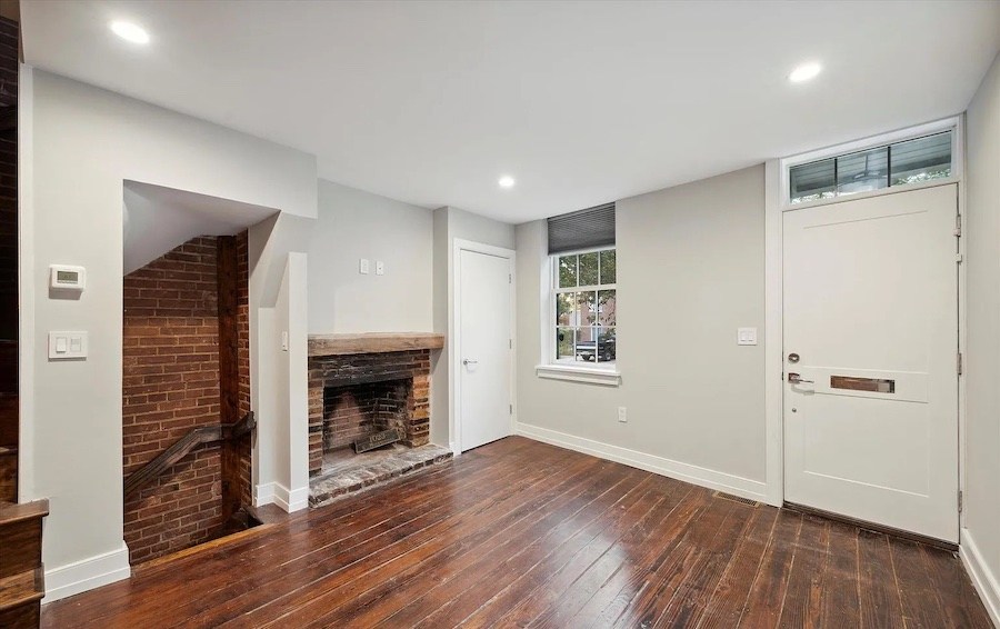 house for sale queen village renewed trinity living room