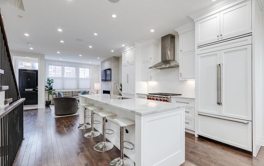 house for sale nearly new rittenhouse square townhouse kitchen