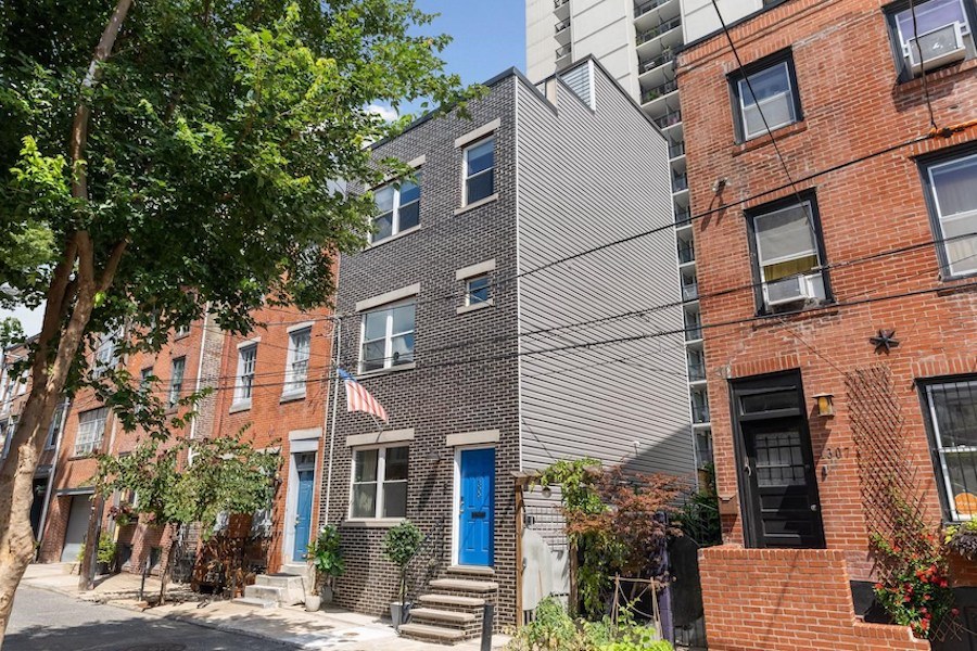 house for sale washington square west modern townhouse exterior front