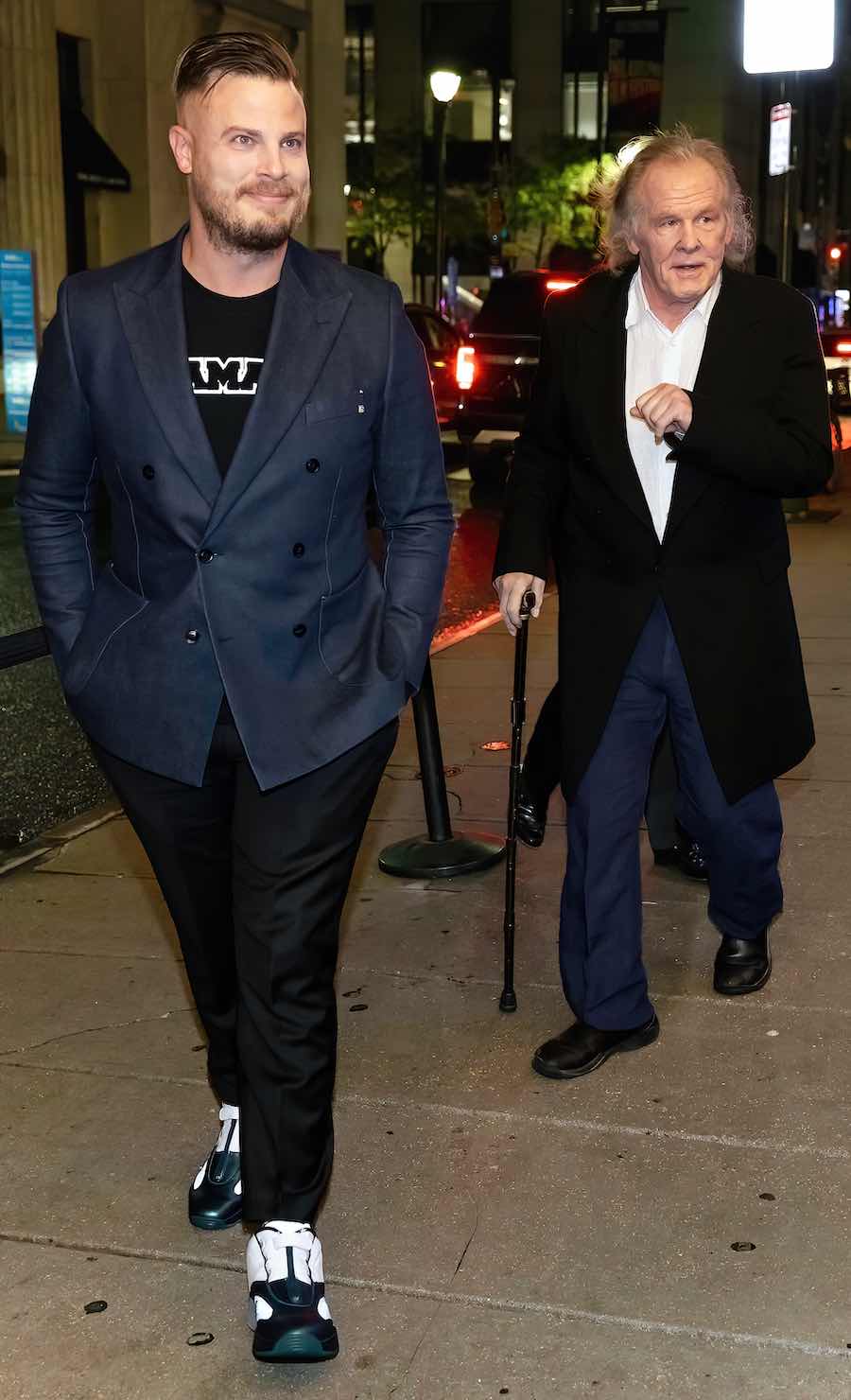 while the rest of Philadelphia was celebrating the Phillies going to the World Series, Nick Nolte showed up for a screening of his new movie Rittenhouse Square