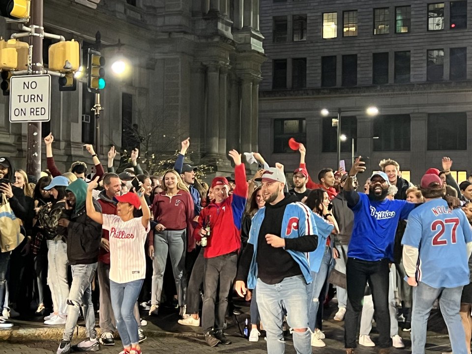 Philadelphia Phillies Celebrate Win with Wild Celebration — See the Photos!