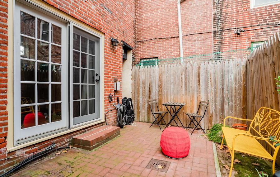 rear patio