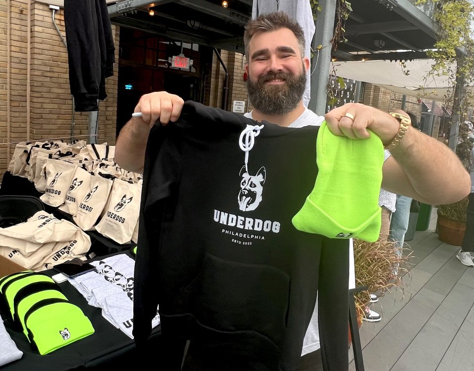 Jason Kelce Launches Underdog Clothing to Benefit New Nonprofit